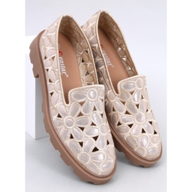 Mocassins com aberturas Redoni Gold dourado 1