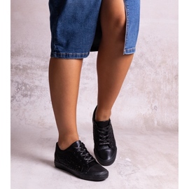 Bez marki Tênis Safune preto com aberturas 1