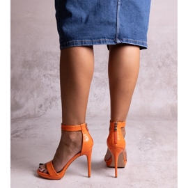 Sandálias de salto alto laranja Isalia 2
