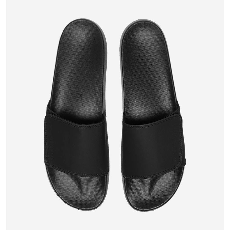 Chinelos masculinos 4FMM00FFLIM032-20S pretos 1