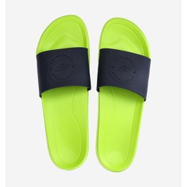 Chinelos Masculino 4FMM00FFLIM047A-45S Verde preto 2