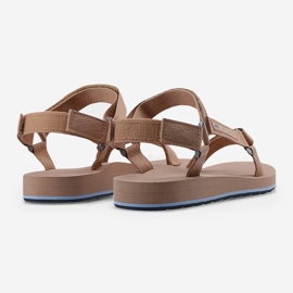 Sandálias esportivas femininas 4FRSS24FSANF054-83S bege 1