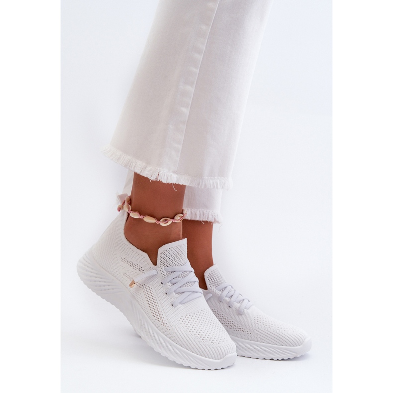 Calçado desportivo feminino slip-on branco Jagelia 1