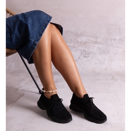 Tênis de tecido preto Madi 1