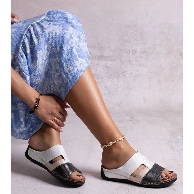 Slides Saminar brilhantes em preto e branco 1