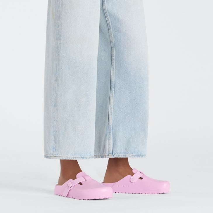 Chinelos Birkenstock Boston Eva W 1027403 rosa 2