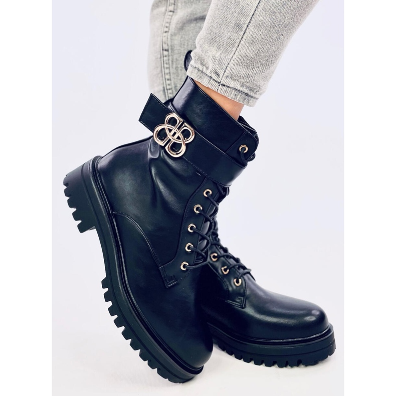 Botas militares Vicky Black preto 2