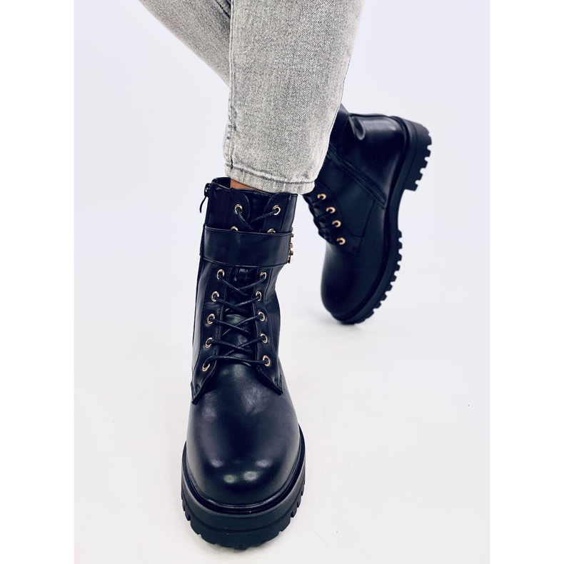Botas militares Vicky Black preto 1