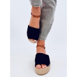 Boho Ingram Sandália espadrille preta preto 1