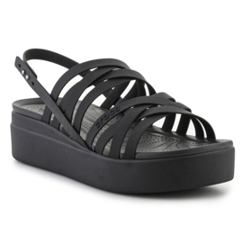 Sandálias Crocs Brooklyn Strappy Lowwdg 206751-001 preto 1