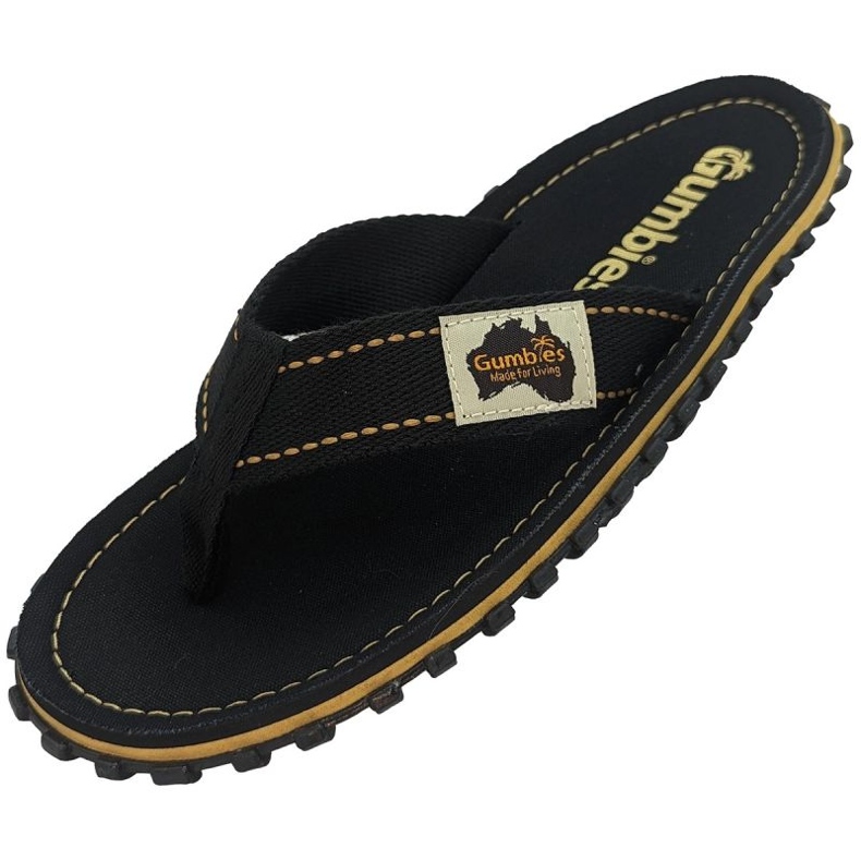 Gumbies Islander Flip-Flops Chinelos clássicos GU-FFISL117 preto 2