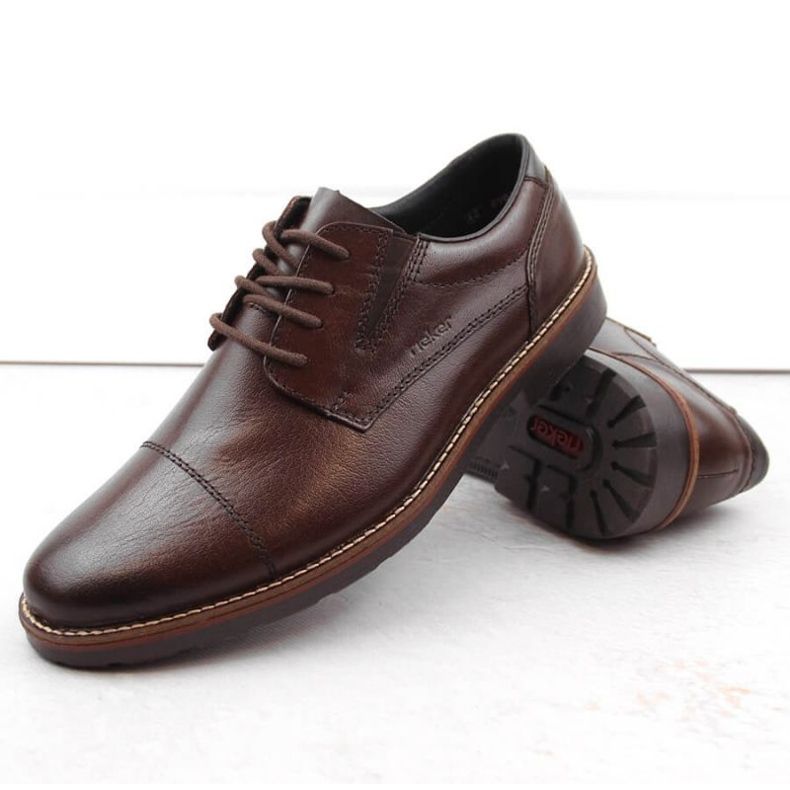 Sapatos com elástico Rieker M 15320-25 marrom 2