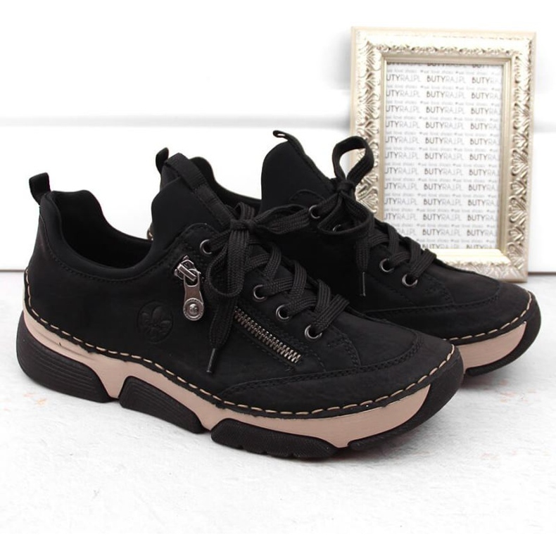 Sapatos Rieker W 45973-00 preto 2