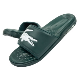 Chinelos Lacoste Croco Dualiste 202D2 743CMA00202D2 verde 1