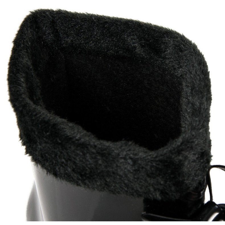 Botas de chuva com isolamento preto 1