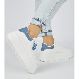 Sapatos plataforma brancos femininos 1