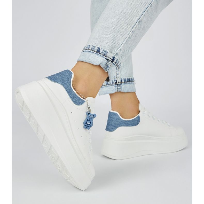 Sapatos plataforma brancos femininos 1