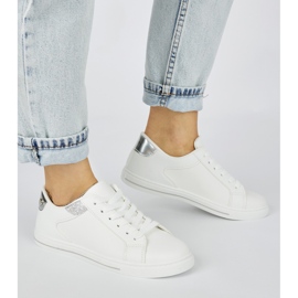 Sapatos esportivos femininos clássicos branco 2