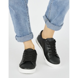 Calçados esportivos pretos femininos clássicos 1