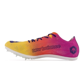Tênis de corrida New Balance com pontas MMD800E8 amarelo 1