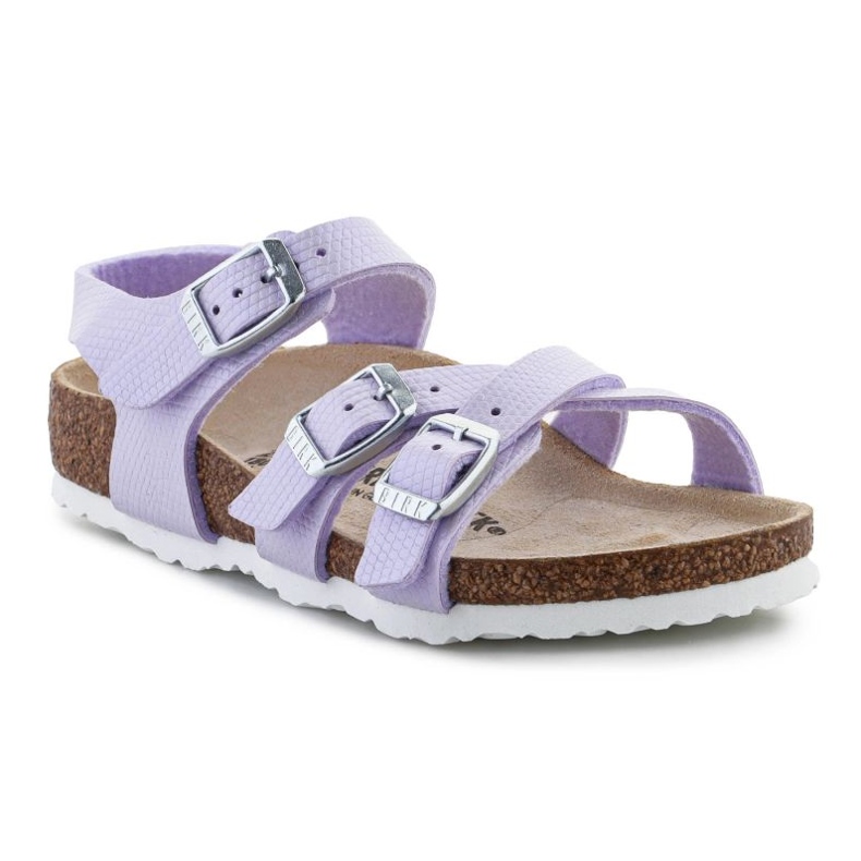 Birkenstock Kumba Sandálias Lagarto Brilhantes 1026907 roxo 1