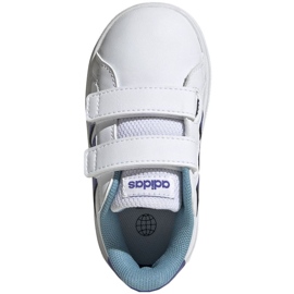Sapatos Adidas Grand Court Lifestyle Hook e Loop HP8919 branco 1