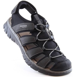 Sandálias Rieker fechadas 26770-00 RKR584 preto 1