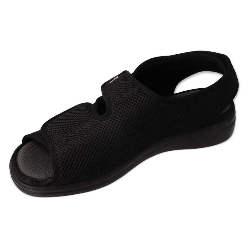 Sandálias masculinas Dr.ORTO Befado com velcro, pu 077M001, pretas preto 1
