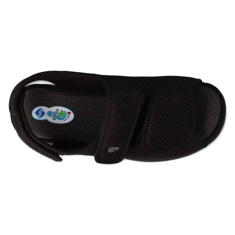 Sandálias masculinas Dr.ORTO Befado com velcro, pu 077M001, pretas preto 3
