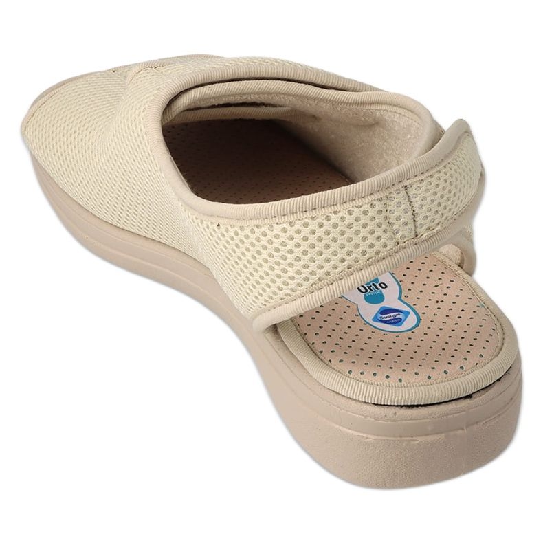 Sapatos femininos Befado pu 077D004 bege 2