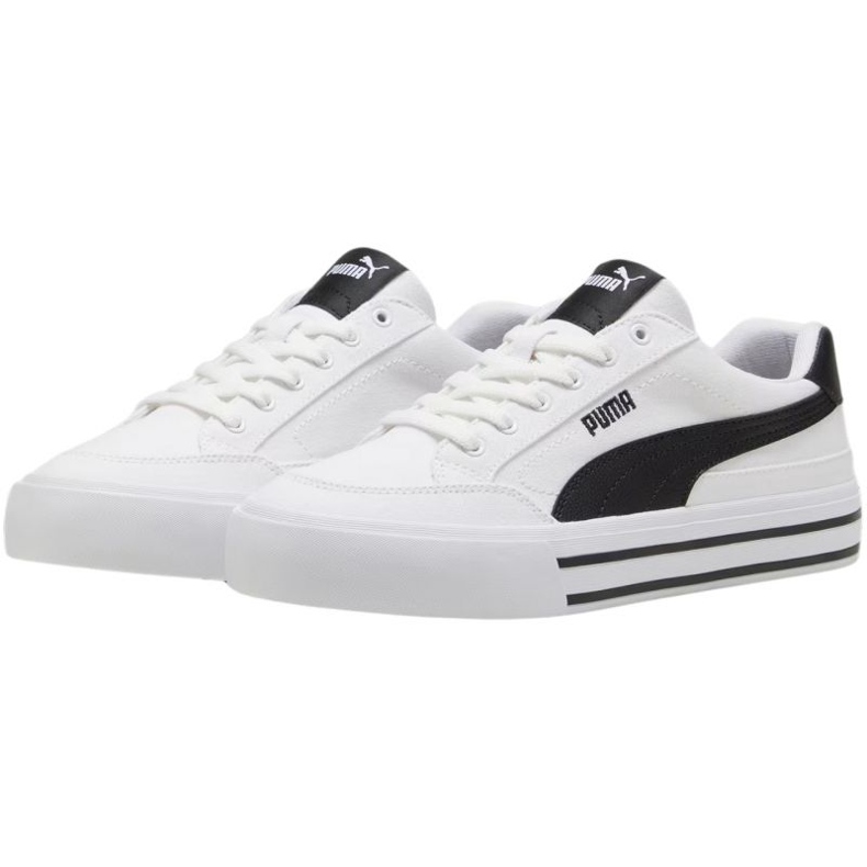 Sapatos Puma Court Classic Vulc Fs 396353 02 branco 2