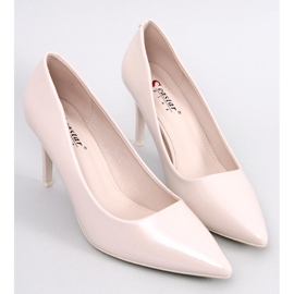 Sapatos stiletto lacados Charlotte Beige bege 1