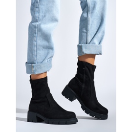 Botas pretas femininas preto 1