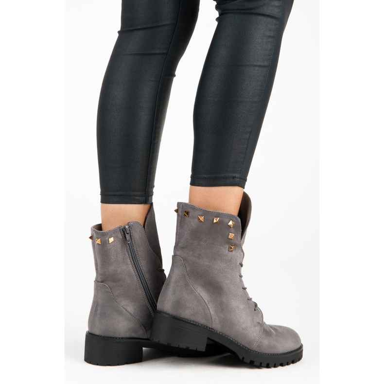 Bestelle Operários de camurça cinza 1