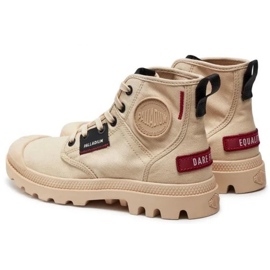 Sapatos Palladium Papa Hi Patch 79117-260-M bege 1 Sapatos Palladium Papa Hi Patch 79117-260-M bege 1