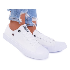 Tênis feminino clássico baixo Big Star AA274010 branco 4