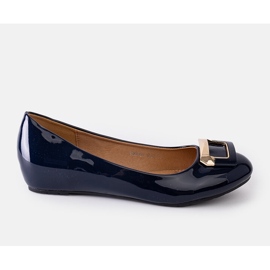 Sapatilhas azul marinho com fivela Lillie 1