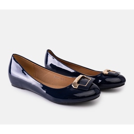 Sapatilhas azul marinho com fivela Lillie 2