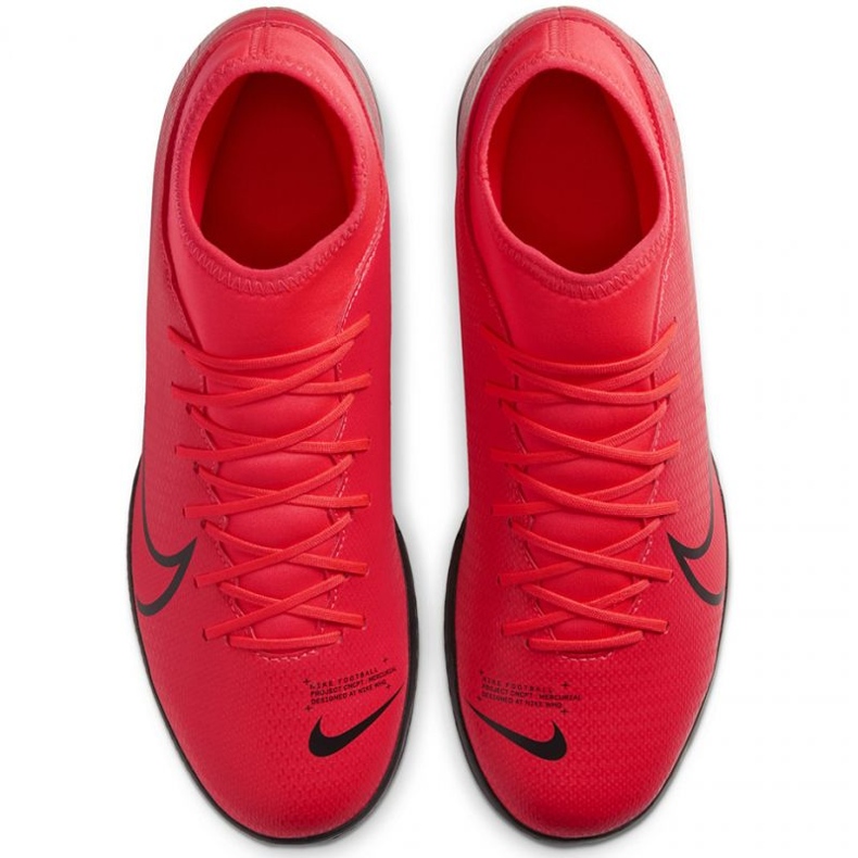 Sapatos de interior Nike Mercurial Superfly 7 Club Ic M AT7979-606 vermelho vermelho 1