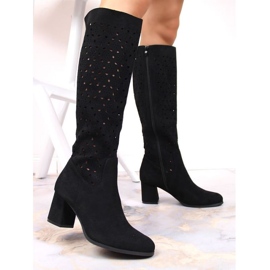 Botas M.Daszyński SA156-10 SAN1A preto 1 Botas M.Daszyński SA156-10 SAN1A preto 1