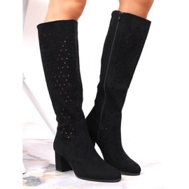 Botas M.Daszyński SA156-10 SAN1A preto 2