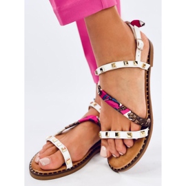 Sandálias femininas Maya White branco 2