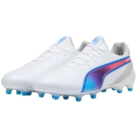 Chuteiras Puma King Ultimate FG/AG 107809 02 branco 2