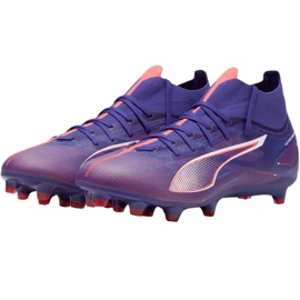 Chuteiras Puma Ultra 5 Match+ FG/AG 107686 01 roxo 1