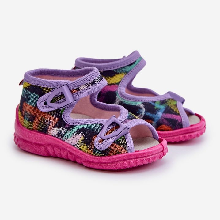Lemigo Chinelos infantis Nel 310-06 Gokids Multicolor roxo 1