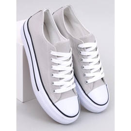 Ténis clássicos de mulher Fargis Grey cinza 1