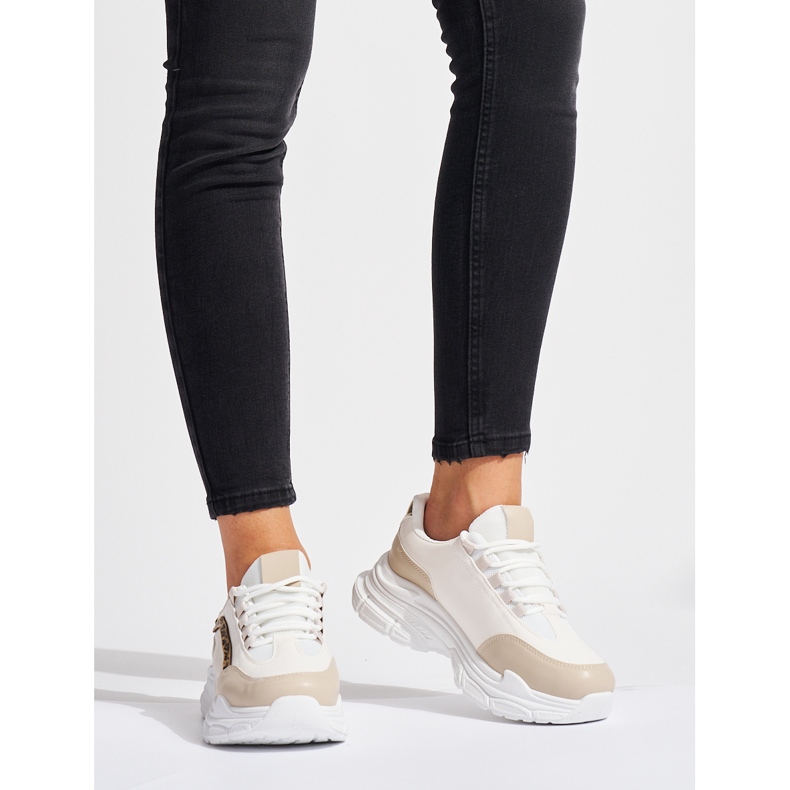 Tênis feminino creme bege 2