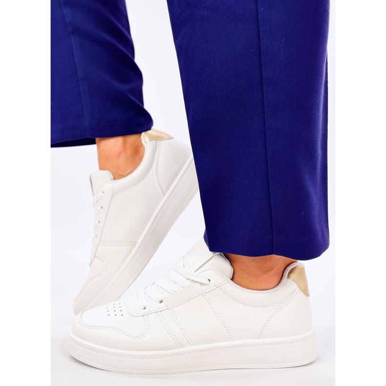 Tênis feminino Lemoro Gold branco 1