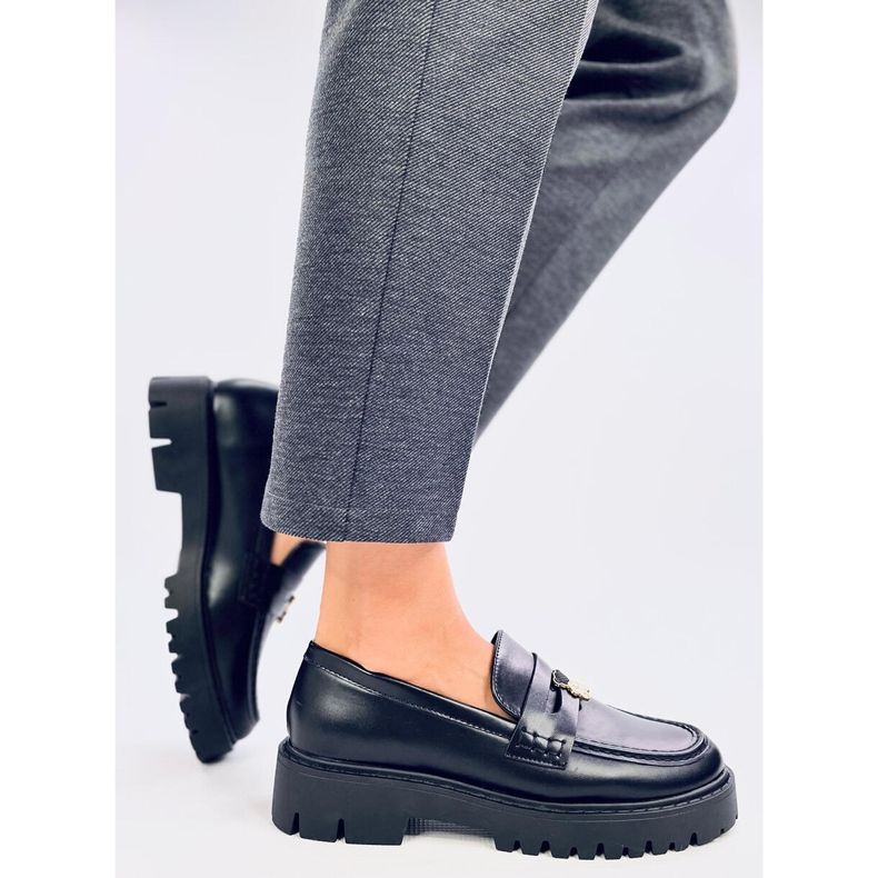 Mocassins plataforma Rimet pretos 2