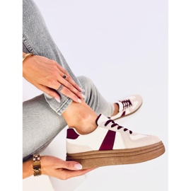 Tênis feminino Melba Wine bege 1